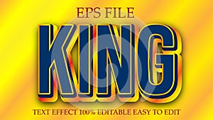 King text effect Jpeg file digital download
