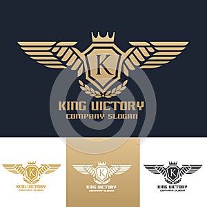 King victory Logo template