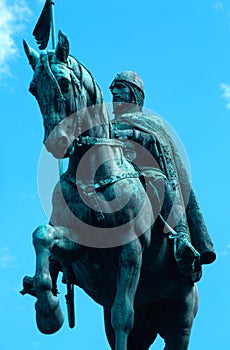 King Wenceslas Statue in Prague