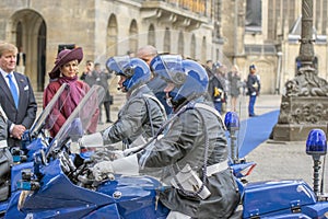 King Willem Alexander And Queen Maxima At The Dam Square Amsterdam The Netherlands 21-11-2018