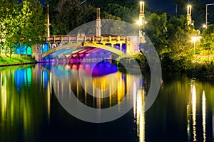 King William bridge in Adelaide city