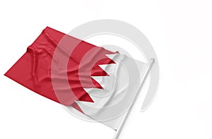 Kingdom of Bahrain national flag.