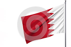 Kingdom of Bahrain national flag.
