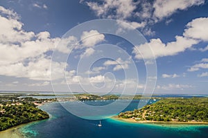 Kingdom of Tonga from above photo