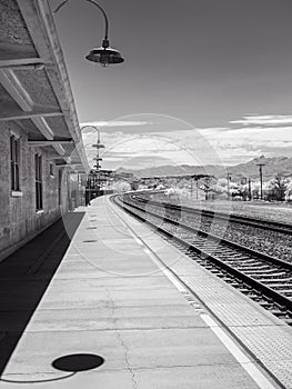 Kingman, Arizona railroad depot photo