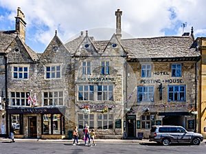 Kings Arms historic Inn in historic cotswold town of Stow on the Wold