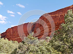 Kings Canyon in the red center of Australia