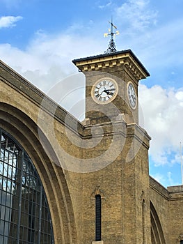 Kings Cross railway station clock London