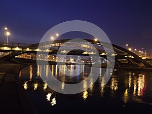 Kings Mindaugas bridge in Vilnius