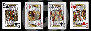 4 Kings in a row - Playing Cards photo