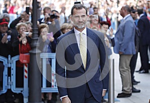 The Kings of Spain Felipe and Letizia and their daughters, in the traditional Easter Mass.