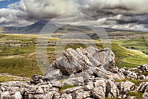 Kingsdale Erratics above Ingleton in the Yorkshire Dales