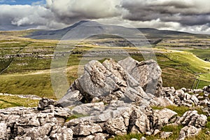 Kingsdale Erratics above Ingleton in the Yorkshire Dales