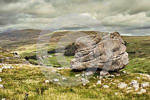 Kingsdale Erratics above Ingleton in the Yorkshire Dales