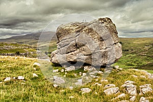 Kingsdale Erratics above Ingleton in the Yorkshire Dales