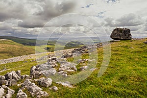 Kingsdale Erratics above Ingleton in the Yorkshire Dales