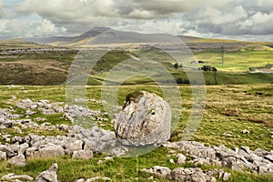 Kingsdale Erratics above Ingleton in the Yorkshire Dales