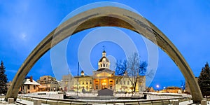 Kingston City Hall Night Christmas