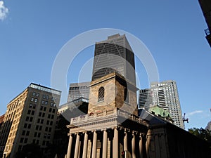 Kingâ€™s Chapel, Tremont Street and School Street, Boston, Massachusetts, USA