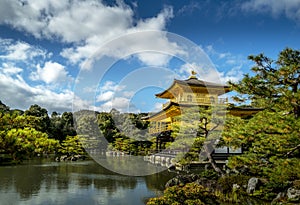 Kinkaju-ji Shrine in Autumn, Kyoto