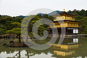 Kinkaku-ji the Golden Pavillion in Kyoto