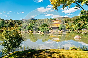 Kinkaku-ji temple, Golden pavilion in Kyoto, Japan