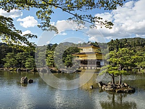 Kinkakuji Golden Pavilion temple garden