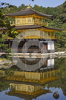 Kinkakuji the golden pavillion. Kyoto. Japan