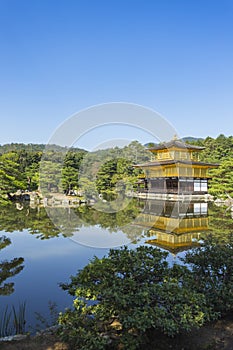 Kinkakuji the golden pavillion. Kyoto. Japan