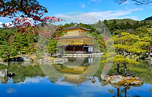 Kinkakuji Golden temple in Kyoto Japan