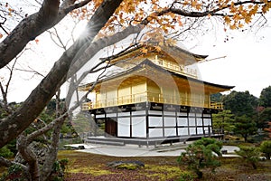 Kinkakuji Temple The Golden Pavilion in Kyoto, Japan