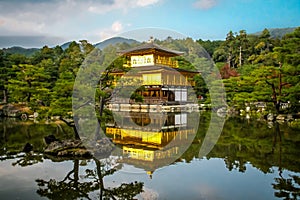 Kinkakuji Temple The Golden Pavilion - Kyoto, Japan