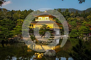 Kinkakuji Temple The Golden Pavilion - Kyoto, Japan