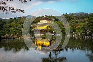 Kinkakuji Temple The Golden Pavilion - Kyoto, Japan