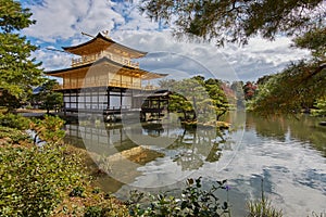 Kinkakuji temple Golden Pavillion in Kyoto