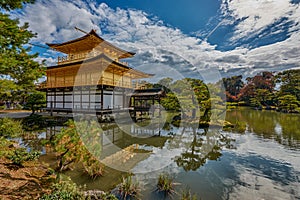 Kinkakuji temple Golden Pavillion in Kyoto