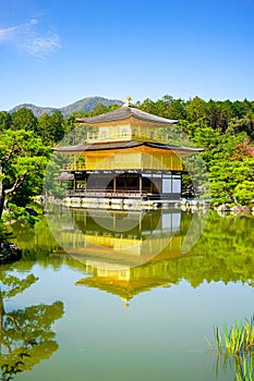 Kinkakuji Temple in Kyoto, Japan