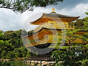 Kinkakuji Temple in Kyoto, Japan