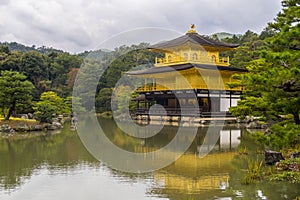 Kinkakuji temple in northern Kyoto,japan