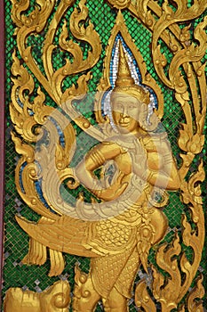 Kinnaree pictures in Thai temples