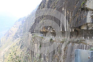 Kinnaur road serving with excellence in india himachal pradesh