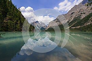 Kinney Lake - Mountains, Reflections - Canada