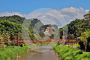 Kinta River in Ipoh city Perak