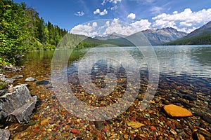 Kintla Lake Shoreline - Glacier NP