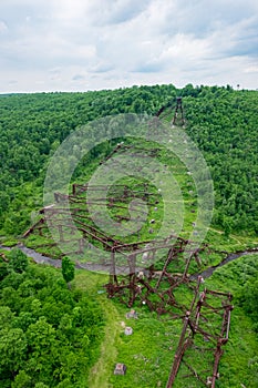 Kinzua Bridge, Destroyed by a hurricane