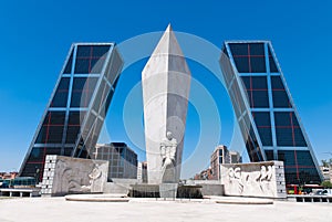 KIO Towers in Madrid, Spain photo