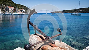 Kioni in Ithaca, Greece