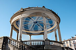 Kiosk in Plaza del Castillo, Pamplona photo