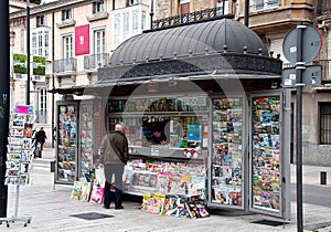 A kiosk in Vitoria-Gasteiz, Basque Country