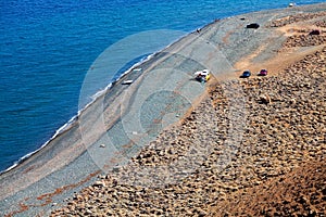 Kipi area beach at Samothraki island